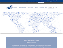 Tablet Screenshot of mdi-training.com